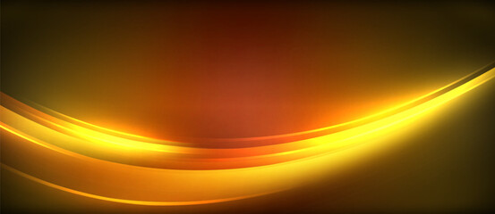 An ambercolored gas circle glows on a dark horizon, emitting shades of orange and peach. The heat from the automotive lighting creates an artlike effect