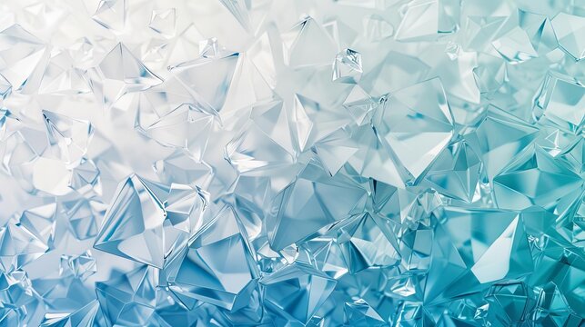 A crystalthemed gradient with iceblue fading into clear diamond whites