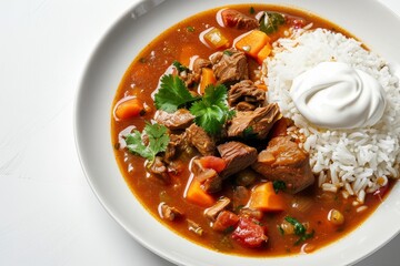 Delicious Cuban Ajiaco Soup Recipe with Beef, Pork, and Veggies
