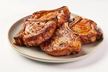 Elegant and Delicious Air Fryer Pork Chops with Crispy Texture