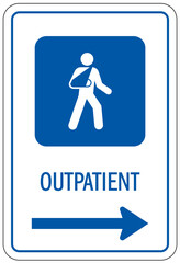 Outpatient sign