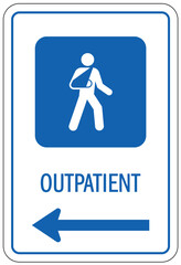 Outpatient sign