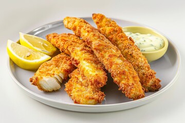 Delicious Air Fryer Fish Sticks with Tangy Tartar Sauce