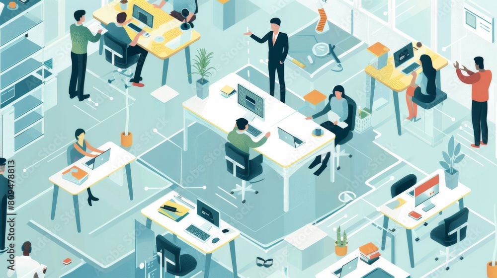 Poster discover how hybrid work environment tools can transform your business operations