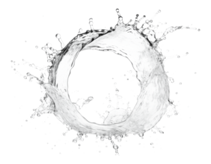 PNG Water splash circle shape sketch water illustrated. AI generated Image by rawpixel.