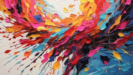 インクが混ざり合うアブストラクト背景素材,Generative AI AI画像