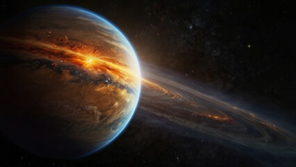 Obraz premium 宇宙空間イメージ,Generative AI AI画像