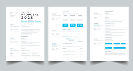 Project Proposal Template | Client Proposal Template | Business Proposal | Brief Proposal | Project Guide Template
