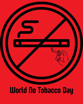 no smoking sign with cigarette