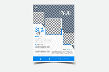 Creative corporate flyer design ,vector design.