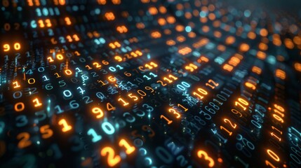 Digital data stream in cyber space