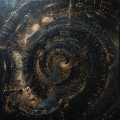 Fototapeta premium ancient astronomical clock