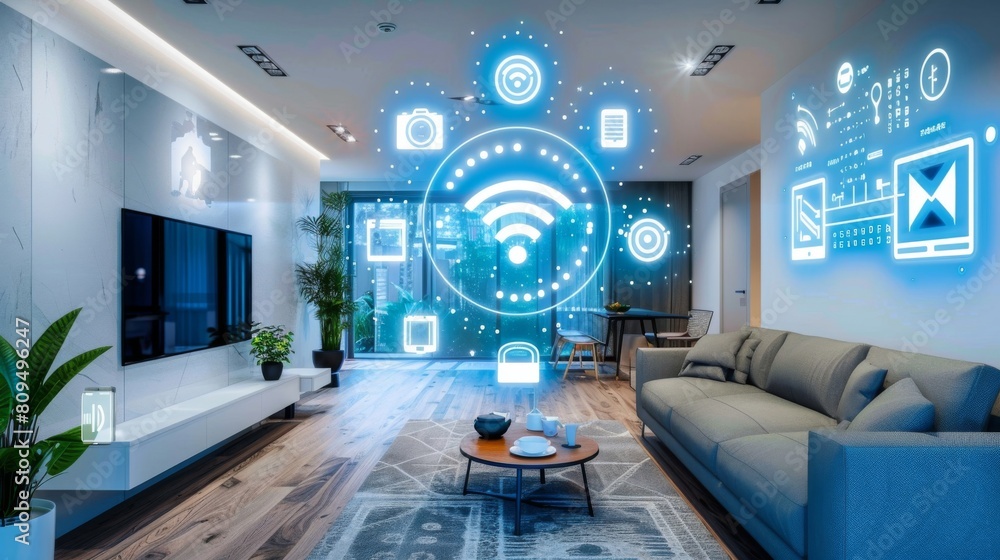 Poster iot smart devices making remote work more efficient and manageable