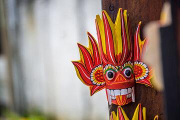 Sri lankan traditional deviled mask