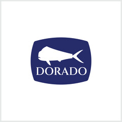 Dorado fish logo can also be used as a logo for fishing fans