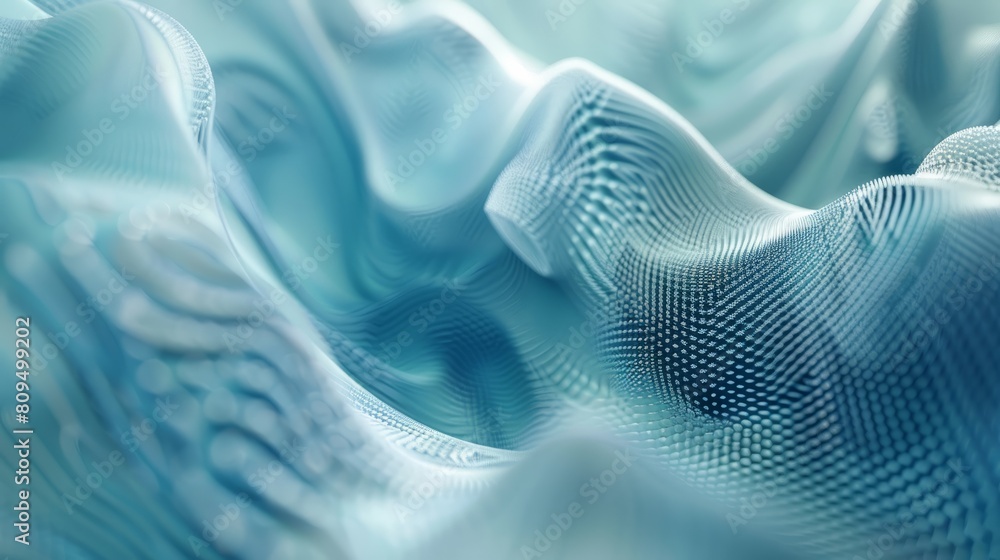 Poster modern digital abstract 3d background. copy space. based on generative ai hyper realistic