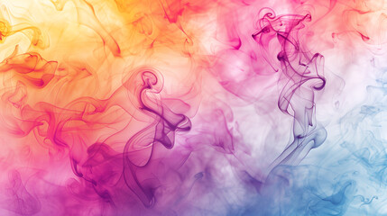 Fototapeta premium abstract Orange blue and purple smoke background