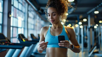 Fototapeta premium MyFitnessPal - While primarily focused on diet and physical fitness, MyFitnessPal helps employees track their nutrition and exercise