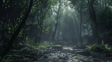 Fototapeta premium Highly Detailed Realistic Lighting in 8K Resolution