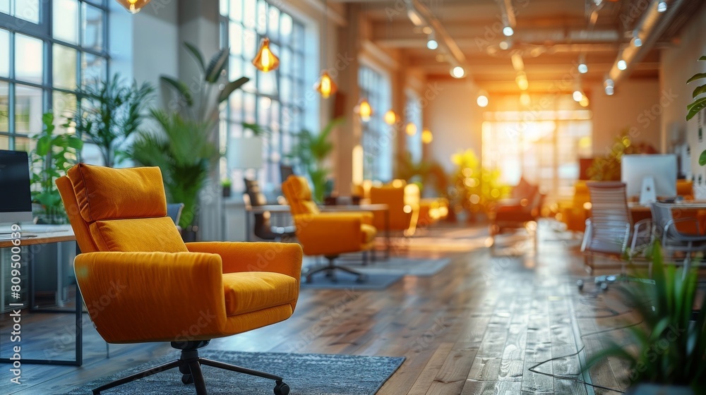 Aufkleber office equipped with iot devices to optimize energy use