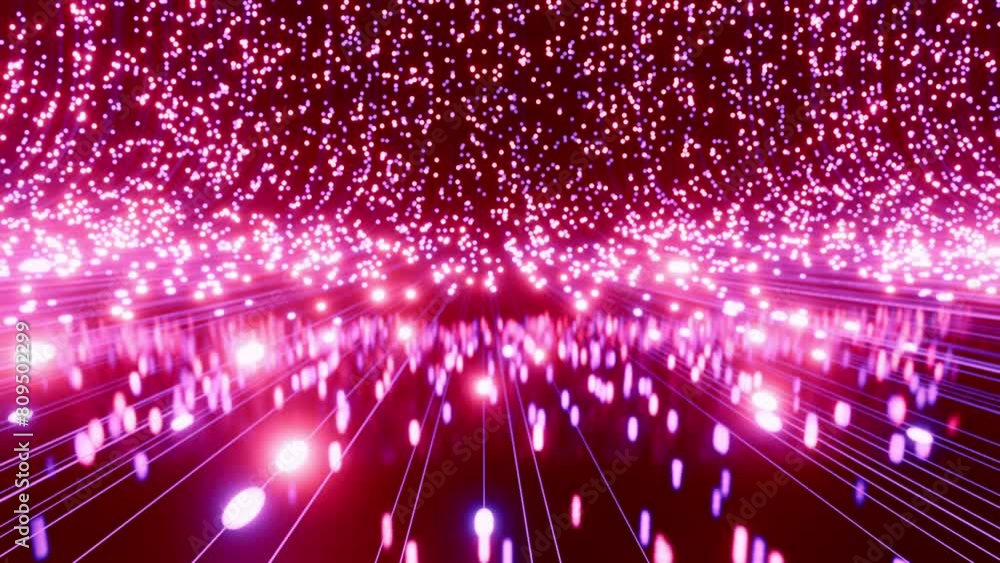 Canvas Prints glowing particles perfect looping