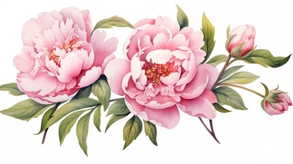 vase with flowers- Beautiful Floral Bouquet in Glass Vase