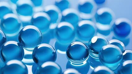 glowing molecule structure model, cosmetic advertisement, chemical structure, ai generated