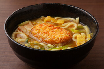 コロッケカレーうどん