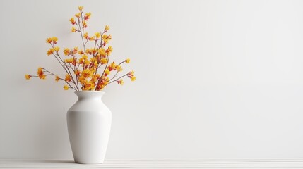 vase with flowers- Beautiful Floral Bouquet in Glass Vase