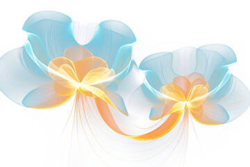 PNG Flower abstract pattern light. AI generated Image by rawpixel.