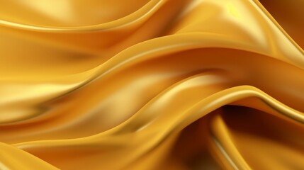 Golden satin texture background, soft focus.