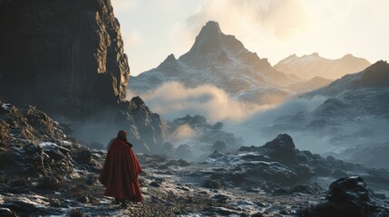 Mountainscape with Man at its Heart.