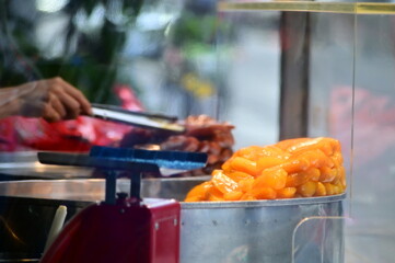 Taiwan - Jan 22, 2024: Taiwan's honey sweet potatoes, a nostalgic delight. honey sweet potatoes are a beloved Taiwanese treat, a sweet link to childhood memories and a symbol of cultural heritage.