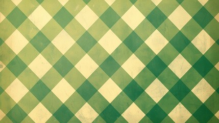 四角のチェック柄テクスチャー、緑8