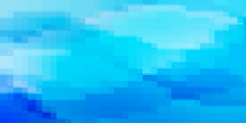 青い幾何学模様の背景　アブストラクト背景イラスト