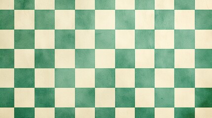 四角のチェック柄テクスチャー、緑13