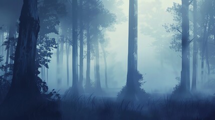 Obraz premium 2D Flat illustation Landscape Concept of a Majestic Mountain Range, with Copy Space for Outdoor Adventures, Photographed by a Professional Camera