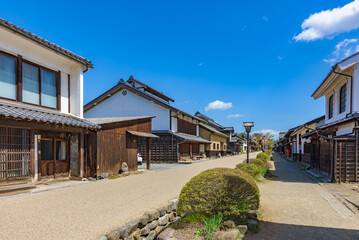 Street view of the Unnojuku, Tomi City, in Nagano Prefecture, Important Preservation Districts for Groups of Traditional Buildings