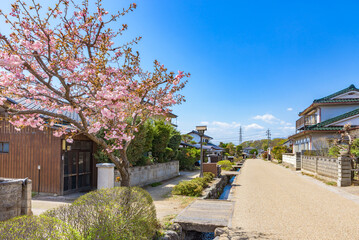 Street view of the Unnojuku, Tomi City, in Nagano Prefecture, Important Preservation Districts for Groups of Traditional Buildings