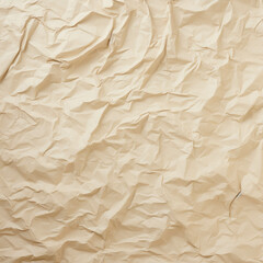 Brown paper texture vintage of a crumpled piece of paper. Paper sheet