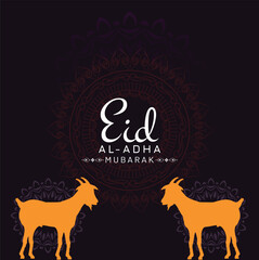 eid al adha logo design vector template