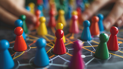 Photo realistic as Community Manager Engaging Online concept as A community manager actively engages with the online community building relationships and enhancing brand loyalty. i