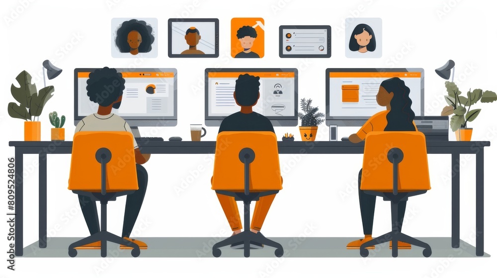 Poster tools and ideas for enhancing productivity in hybrid and remote settings