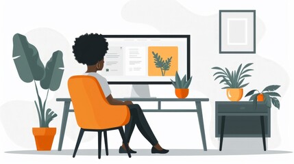 User engaging with a virtual mental health support application, highlighting modern remote care