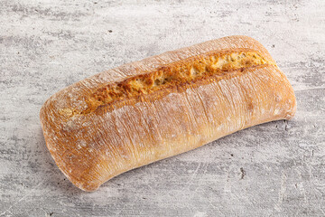Italian ciabatta bread fresh and crust