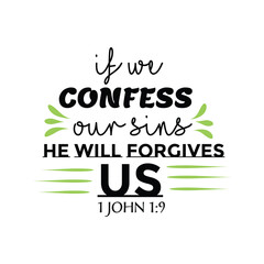 Fototapeta premium Bible Verse about salvation. Christian faith for print or use as poster, card, flyer, sticker or T Shirt 