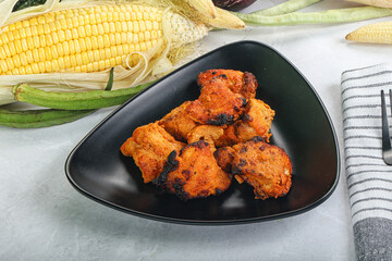 Indian cuisine - Fish Tikka barbecue