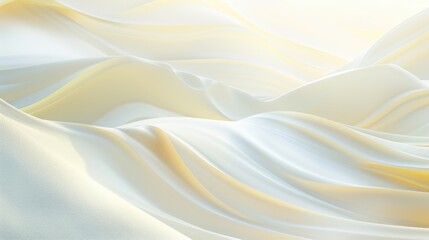 Elegant Golden Silk Fabric Waves Texture Background