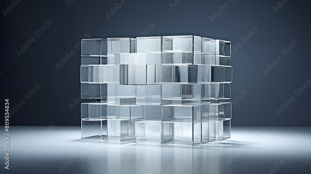 Poster elegant exposure: an object showcased against a background enhanced with subtle lighting