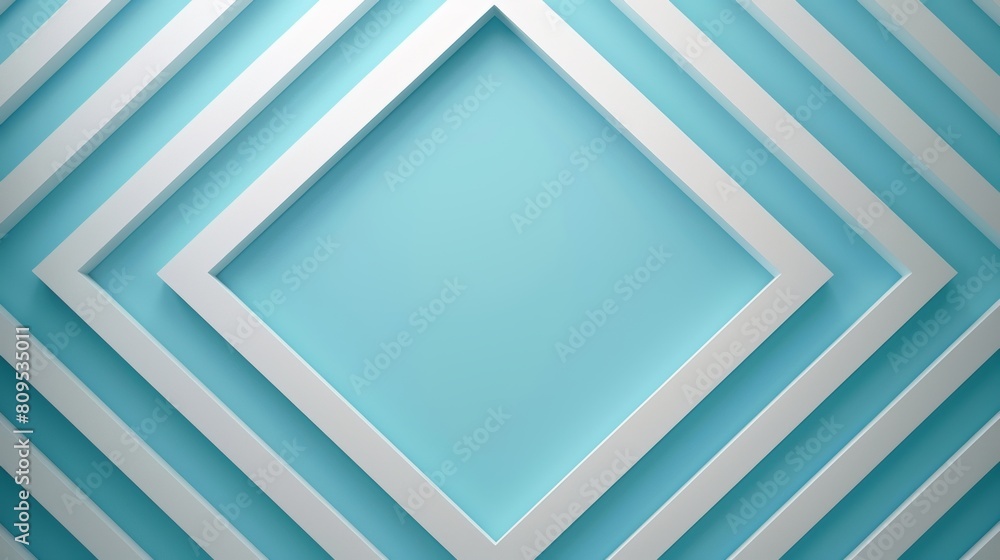 Poster chevron or zigzag pattern forming a frame around a blank space for symbol or text.